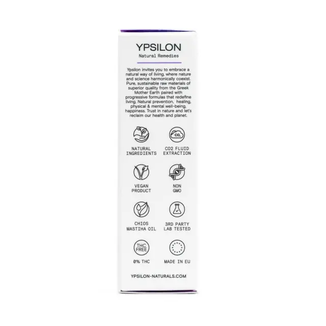 YPSILON 40% (4000mg) “SUPER STRONG” Έλαιο Κάνναβης CBD με Μαστιχέλαιο Χίου – 10ml 3