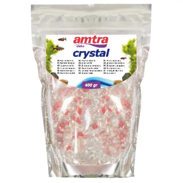Amtra Crystal Sand Λευκό/Κόκκινο Διακοσμητικό Χαλίκι 400gr 2