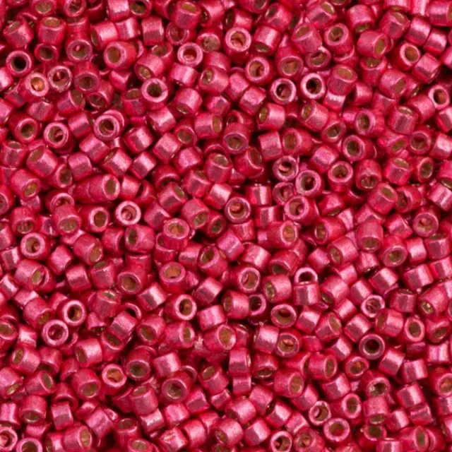 Χάντρα Miyuki Delica 11/0 - DB1841 -Duracoat Lt. Cranberry Galvanized ~7gr