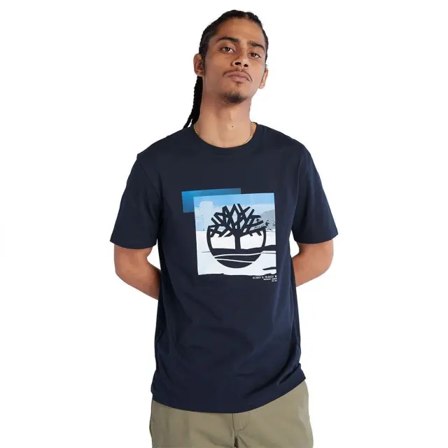 TIMBERLAND SS COAST GRAPHIC TEE ΜΠΛΟΥΖΑ ΑΝΔΡΙΚΗ NAVY BLUE 2