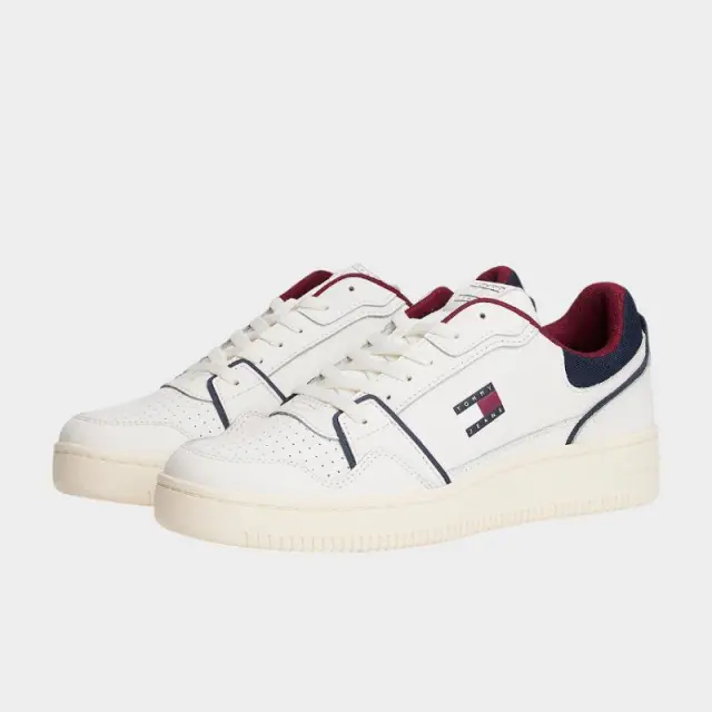 Tommy Hilfiger - Ανδρικά Sneakers Th Retro Basket EM0EM01612-0GZ Εκρού - 46 2