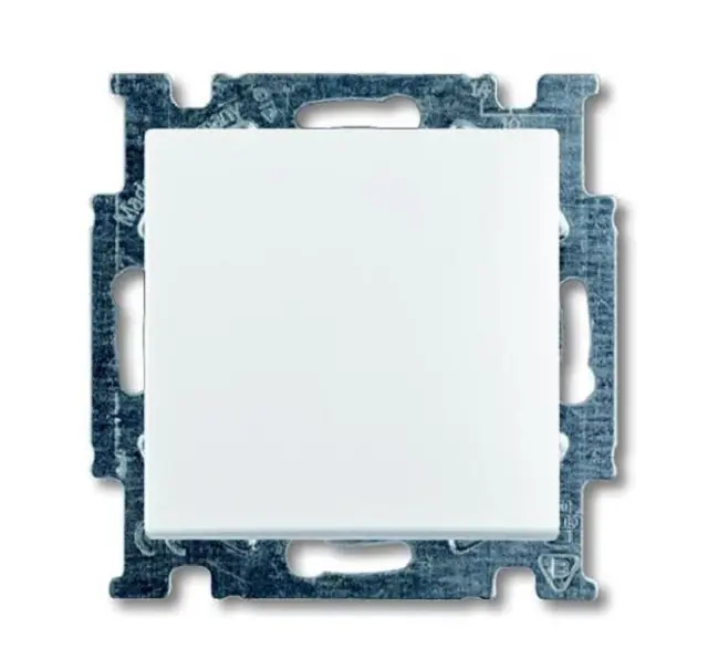 Μπουτόν απλό Basic55 Λευκό 13182