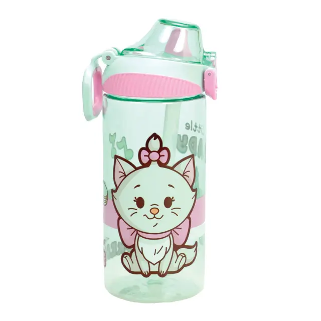 Gim Παγούρι Tritan με Καλαμάκι 450ml Disney Marie (552-25218)