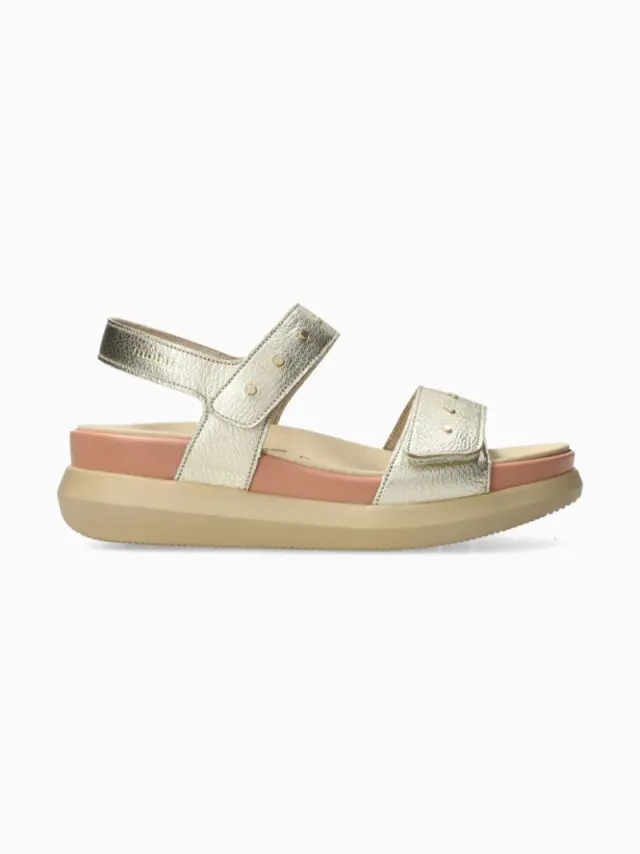 Mephisto Πέδιλα Γυναικείο δέρμα Χρυσό MEP/FARRA GOLD 3
