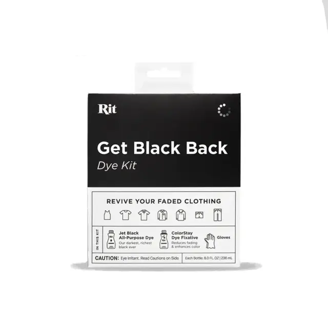 RIT DYE Get Black Back Dye Kit