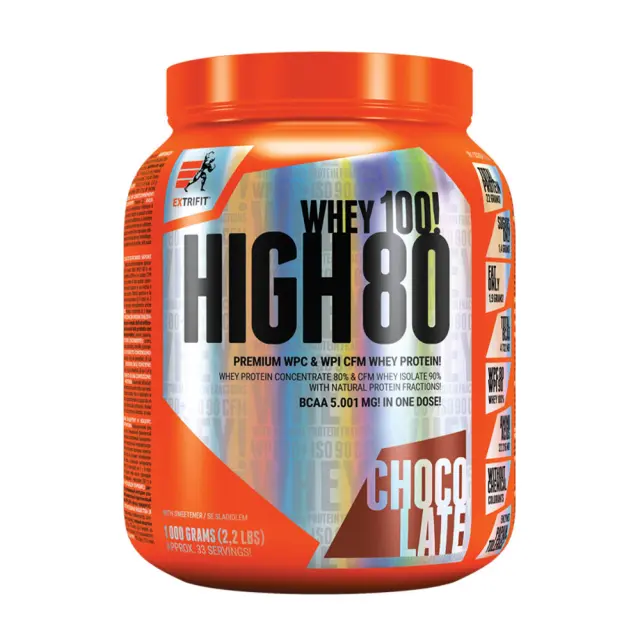 Extrifit High Whey 80 chocolate, 1000-g