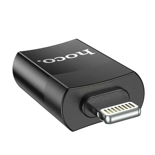 Αντάπτορας Hoco UA17 Lightning σε USB 2.0 με Λειτουργία OTG Μαύρο 3