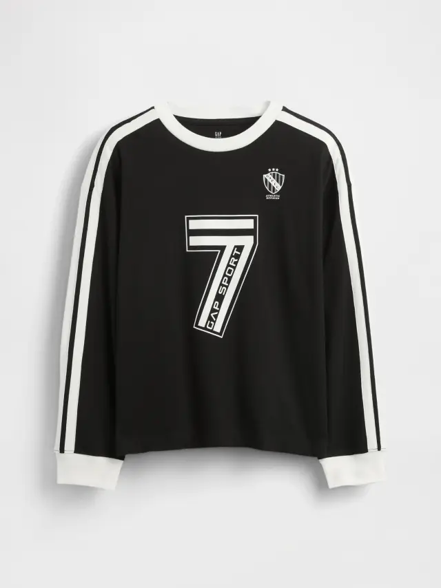 Παιδική Soccer Jersey Logo Μπλούζα Black - L