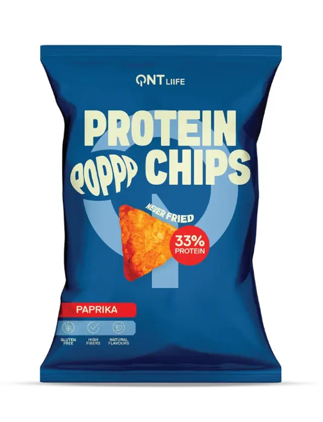 Protein Chips 2+1 Gift (3 x 50g) QNT Paprika