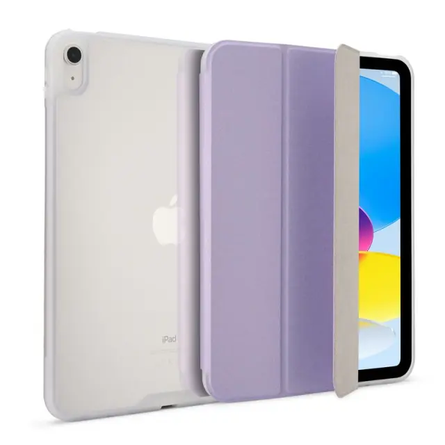 Pipetto Origami No7 Tri-Folio Case, metallic purple - iPad (A16) / iPad (2022)
