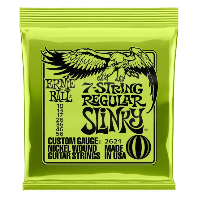 ErnieBall 2621 Σέτ Χορδών 7χορδης Ηλεκτρικής Κιθάρας Regular slinky 0,10