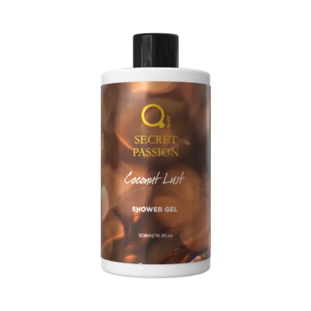 Qure  500ml Secret Passion Coconut Lust Shower Gel