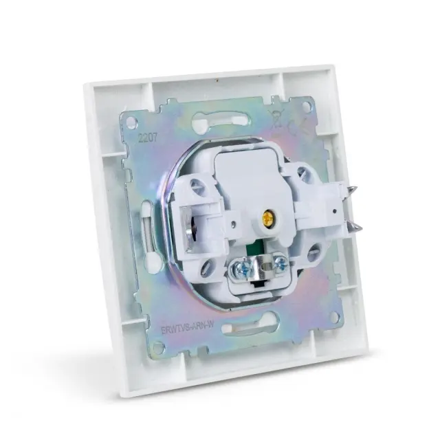 Entac Arnold Recessed wall TV socket End type White 15.005.0114 2