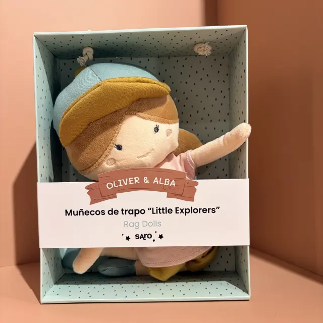 Saro: Λούτρινη Κούκλα "Little Explorers" Alba