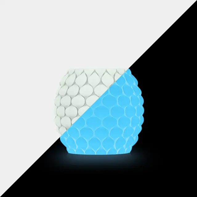 Sunlu PLA Glow in the dark White-Blue 1kg 3