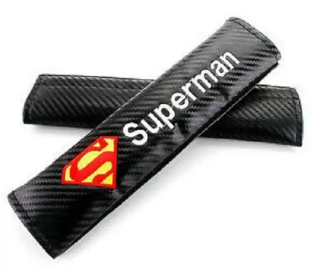 Προστατευτικά μαξιλαράκια ζώνης carbon 2τμχ OEM - Superman