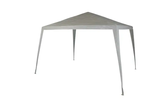Τέντα Gazebo Λευκό Μέταλλο/Ύφασμα 300x300x250cm
