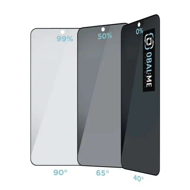 OBAL:ME Privacy 5D Glass Screen Protector for Samsung Galaxy S24 Black 2