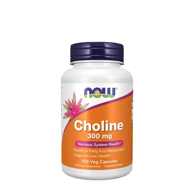 Now Foods Choline 300 mg Veg Capsules