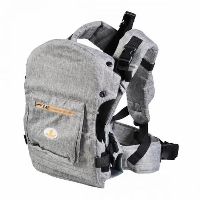 CANGAROO - Baby carrier Beby unique grey BK007 - 3800146262204