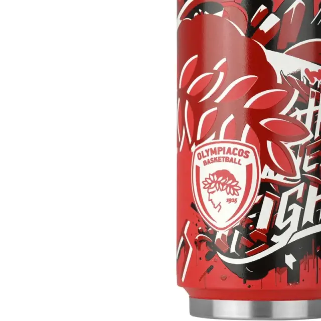 Estia Olympiakos BC Edition 00-27100 Θερμός Travel Cup 500ml 3