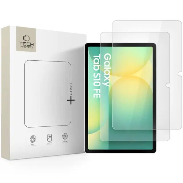 Tech-Protect Screen Protection Glass Fit+ Samsung Galaxy TAB S7/S8/S9 11.0/S9 FE/S10 FE 10.9 Clear 2pcs