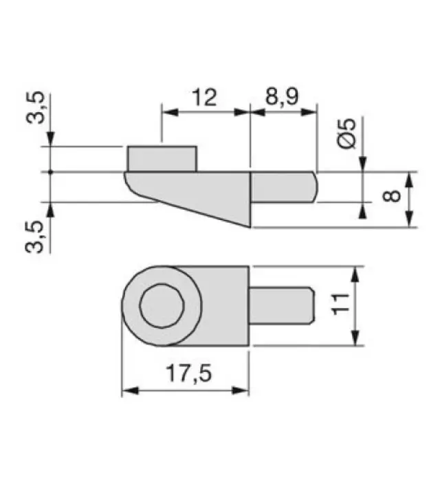 ΤΑΚΑΚΙΑ ΡΑΦΙΩΝ ΜΕ ΒΕΝΤΟΥΖΑ EMUCA 8013807 Φ-5ΜΜ (100ΤΜΧ) 3