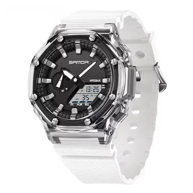 SANDA Sport Style Digital Dual Display Unisex