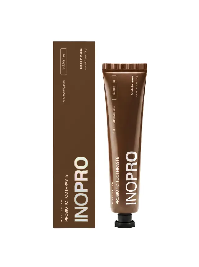 INOPRO Whitening probiotic toothpaste Bubble Tea 2,6oz - Health and Personal Care