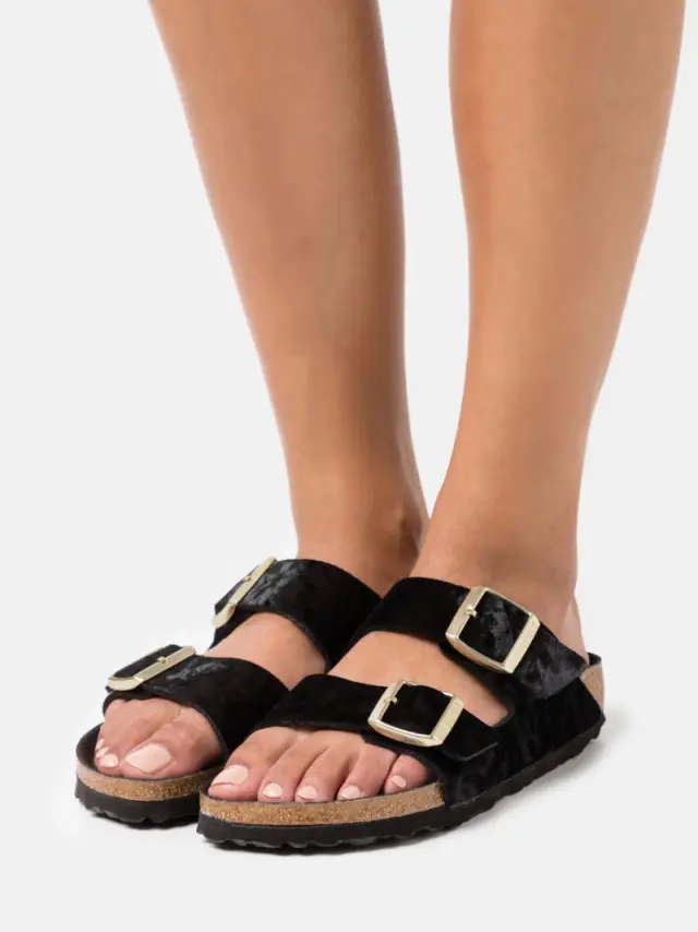 Birkenstock Πέδιλα Γυναικείο Textile/Ύφασμα Μαύρο BIR/ARIZONA TEX 1019852 BLACK - 36 2