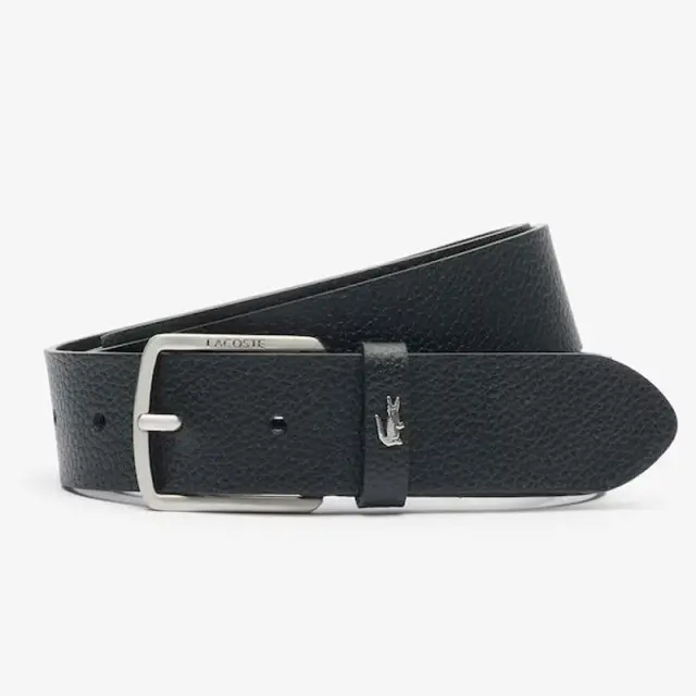 Δερμάτινη Ζώνη Lacoste 3RC4090-000 Μαύρο - 120