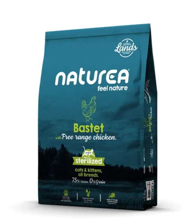 Naturea Bastet Cat & Kitten Chicken 5,5Kg Μονόχρωμο