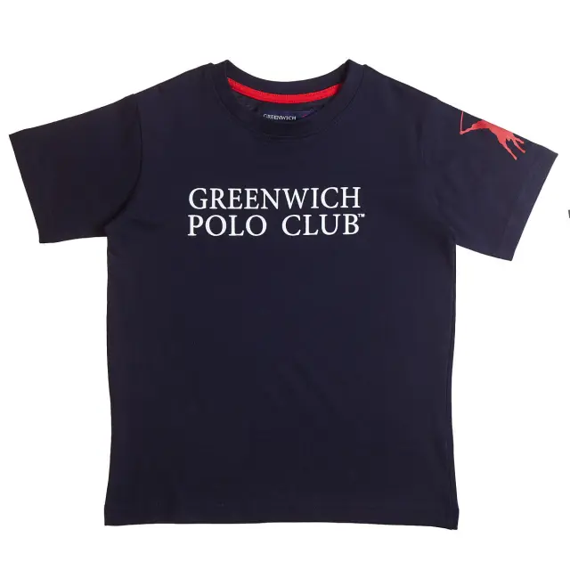 Μπλούζα Greenwich Polo Club με ανάγλυφο τύπωμα