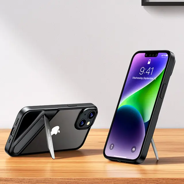 Ugreen® LP634 Θήκη με Kickstand για iPhone 14 Plus/15 Plus-Black 2