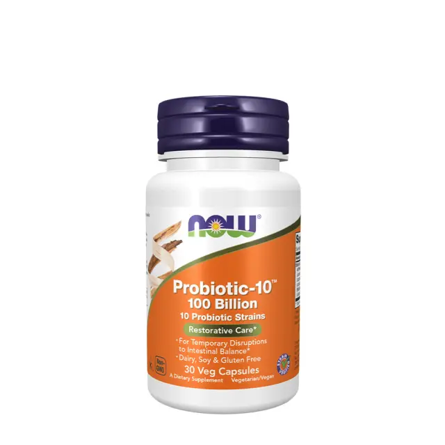 Now Foods Probiotic-10 100 Billion 30 Veg Capsules
