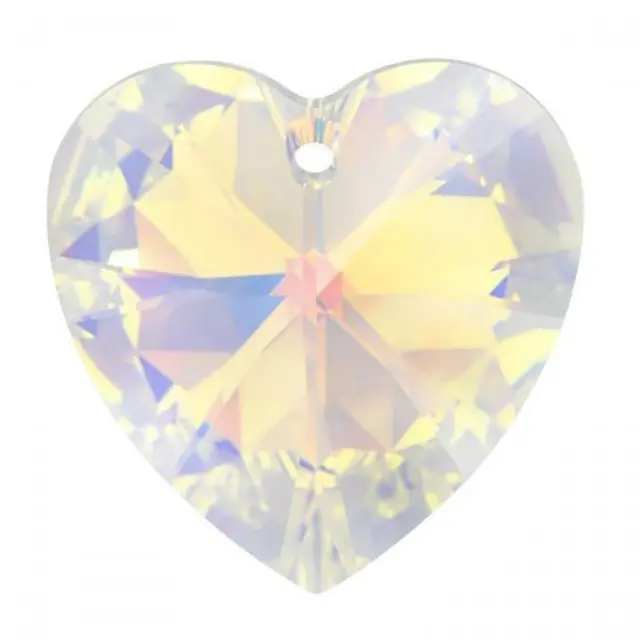 Swarovski 6228 XILION Heart Pendant 40x40mm Crystal AB - 1τεμ