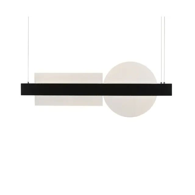 AcaLight Offer NETTO ΦΩΤΙΣΤΙΚΟ ΚΡΕΜΑΣΤΟ ΜΑΥΡΟ ΜΕΤΑΛΛΙΚΟ LED 20W 3000K 2150Lm IP20 1000Χ1200mm