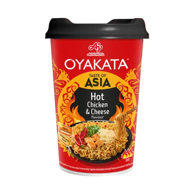Oyataka Noodles Cup Asia Hot Chicken & Cheese 97gr
