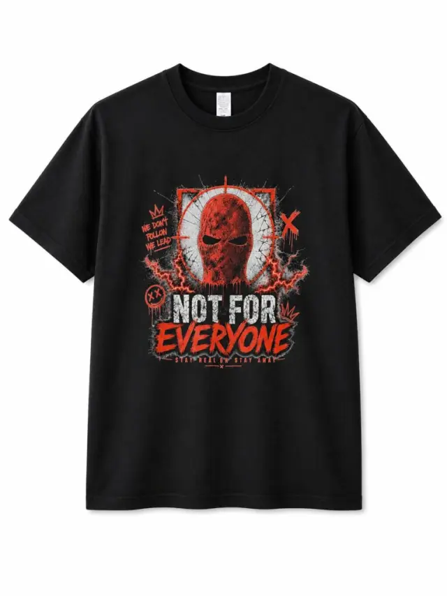 Ghetto Greece "Not For Everyone" Red Edition T-Shirt