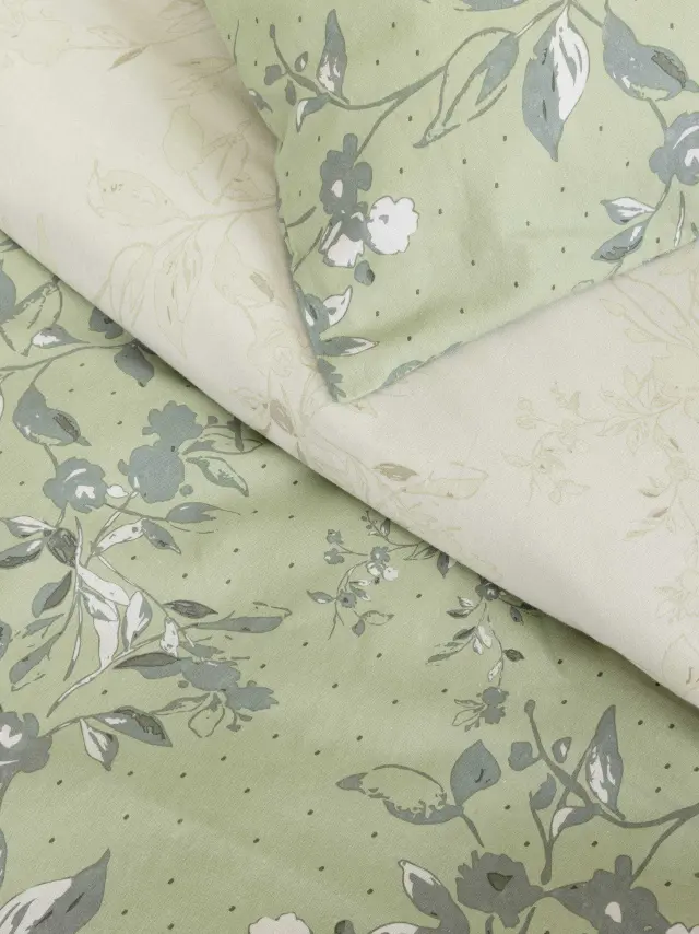 Σετ Σεντόνια 170x260 Μονά Nima Flannel Bernice Mint 100% βαμβακερόΧωρίς Λάστιχο 2