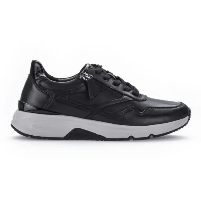 Gabor Sneakers Γυναικείο δέρμα Μαύρο GAB/76896 002-BLACK - 38