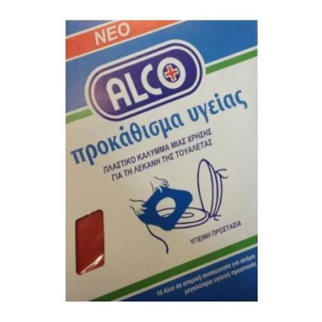 Alco Προκάθισμα Υγείας μιας Χρήσης για Λεκάνη Τουαλέτας 10τμχ