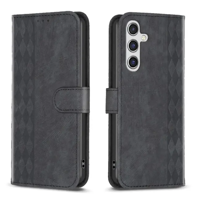 Θήκη Βιβλίο Δερματίνης για Galaxy A15-Black OEM