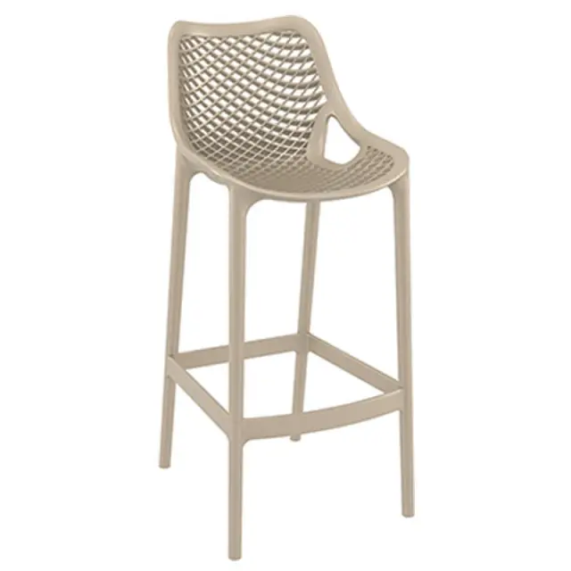 Σκαμπό Bar AIR Dove Grey PP 45x53x75/105cm