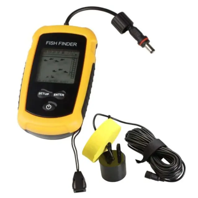 Φορητός ανιχνευτής ψαριών LCD Fishfinder