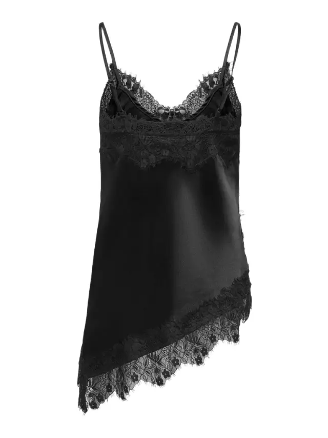 Only ONLINDONA γυναικείο ασύμμετρο σατέν lingerie τοπ 15380352-1 2
