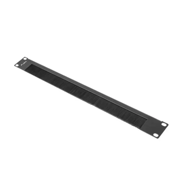 Lanberg 19" Brush Panel 1U Black AK-1103-B (AK-1103-B)