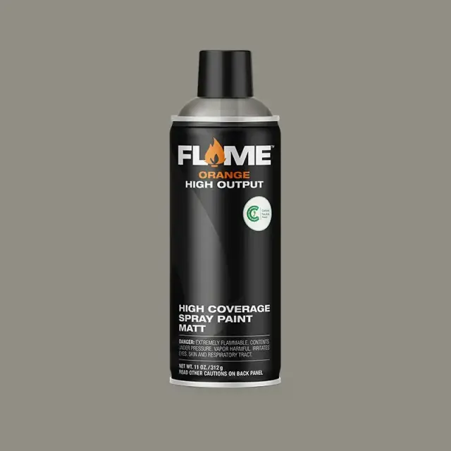 Flame Orange Spray Paint 400ml FO-832 Stone Grey