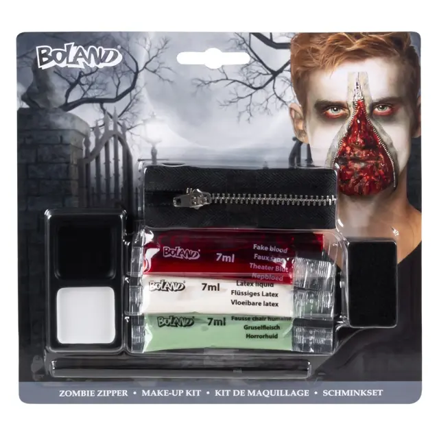 Αποκριάτικο Αξεσουάρ Μακιγιάζ Zombie Zipper (Bolland) (C-345095)