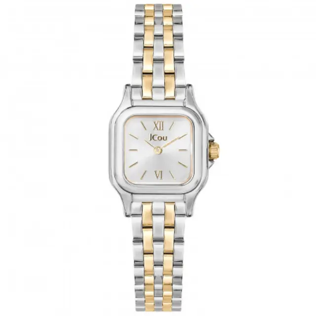 JCou Muse, Women's Watch, Silver / Gold Stainless Steel Bracelet JU19065-3